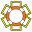 Lifesaver Geocoin Icon 32 Pixel