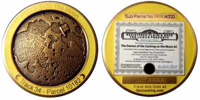 Caching on the Moon Geocoin