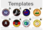 Templates for your own Geocoin Design