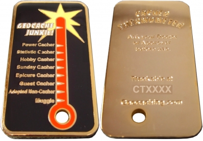 Cacher Thermometer Geocoin