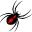 Black Widow Geocoin Icon 32 Pixel