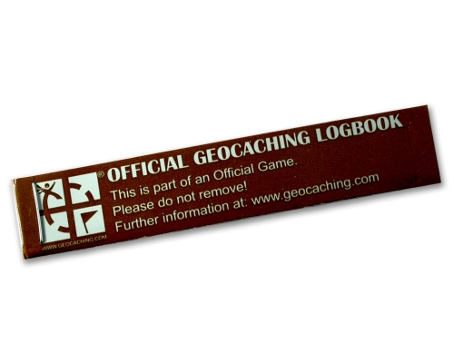 Geocaching PET Logbuch