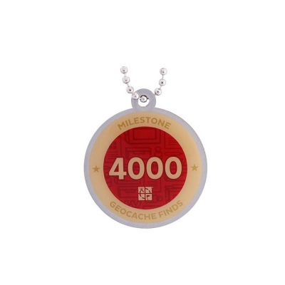 Milestone Geocoin - 4000 Finds