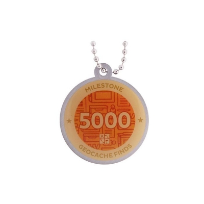 Milestone Geocoin - 5000 Finds