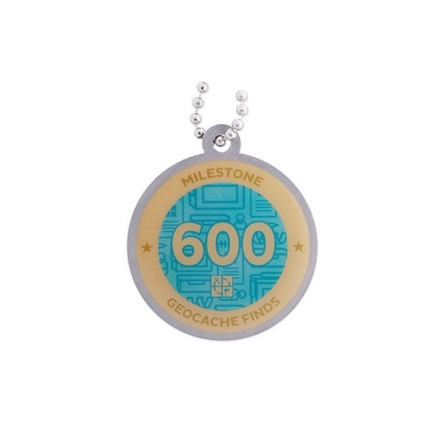 Milestone Geocoin - 600 Finds