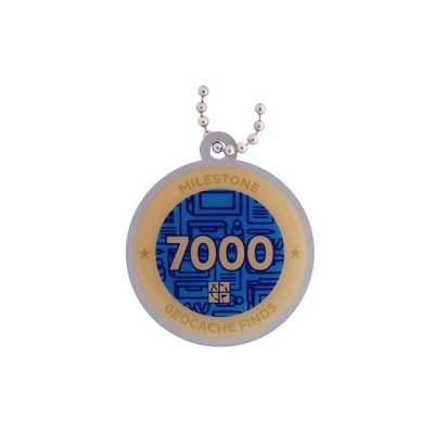 Milestone Geocoin - 7000 Finds