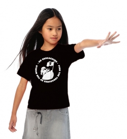 Geocaching T-Shirt | Signal the Frog Pirat schwarz Kid