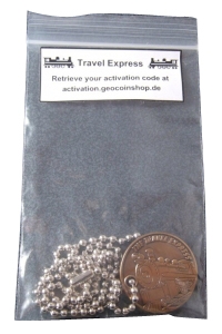 Travel Express Geocaching Trackable