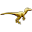 Velociraptor Dino Geocoin Icon 32 Pixel