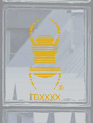 Groundspeak Travelbug® sticker YELLOW, decal sticker