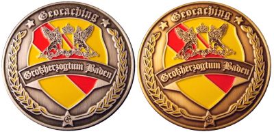 Grossherzogtum Baden Geocoin SET