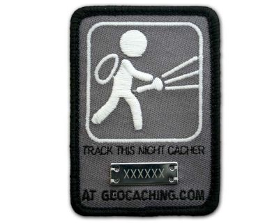 Nachtcacher Geocaching Patch (glow in the dark)