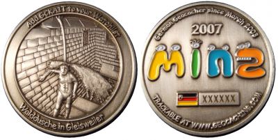 Minz 2007 Geocoin Antik Silber