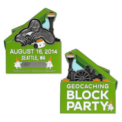 Block Party Geocoin 2014 inkl. TAG