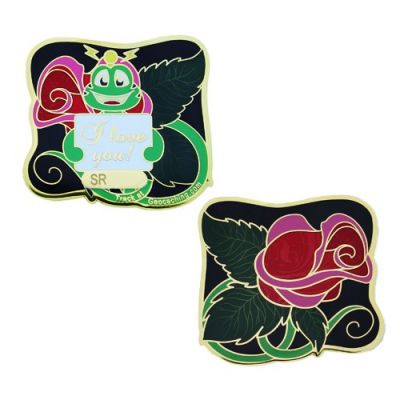 Signal the Frog? Rose Geocoin Polished Gold