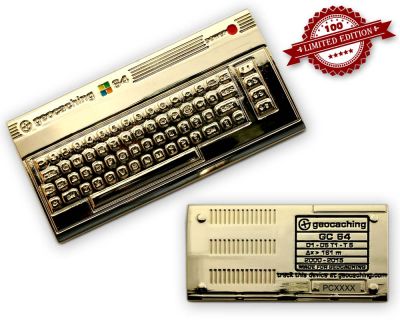 C64 Geocoin - Gold Edition LE 100