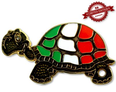 GeoTurtle Nation Geocoin - Mrs. Italy XLE 50