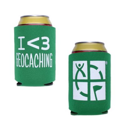 Geocaching.com Can Cooler - green