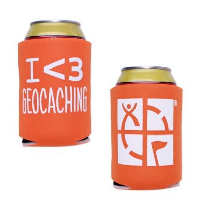 Geocaching.com Can Cooler - orange