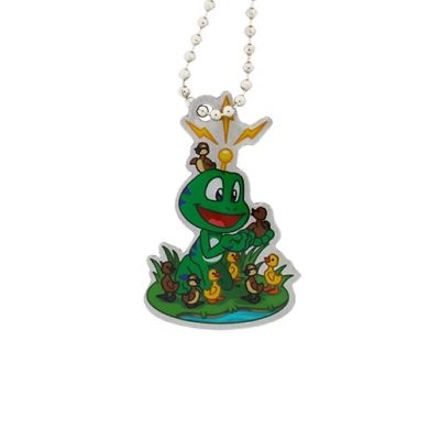 Signal the Frog® with ducklings Travel Tag