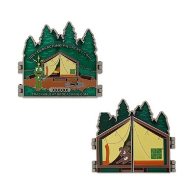 2024 Lackey Geocoin & Tag Set - Matt Silber