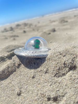 3D UFO Geocoin