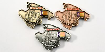 Mallorca Geocoin 2009 SET (3 Coins)