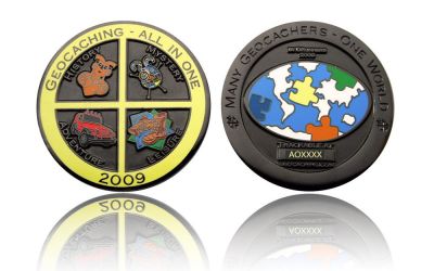 Geocaching - All In One GC 2009 Black Nickel