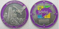 Kingfisherteam Personal Geocoin Antik Silber (by Kingfisherteam)