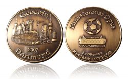 Dortmund Geocoin Antik Gold