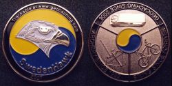 SwedenHawk Personal Geocoin Nickel