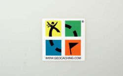 Original Geocaching.com 4-farb Aufkleber