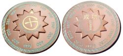 Cache Counter Coin Poliertes Kupfer