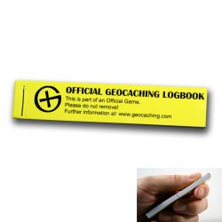 Geocaching PETling Logbuch gelb 200 (1 Stück)