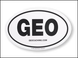 GEO (geocaching.com) Aufkleber