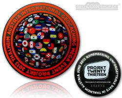 Projekt Twenty Thirteen Event Geocoin Black Nickel