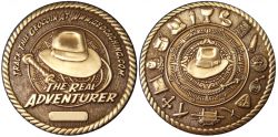 The Real Adventurer Geocoin Antique Bronze