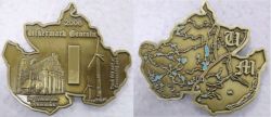 Uckermark Geocoin Antik Gold (by S?hne der Uckermark)