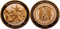 Teutonic Knights Geocoin Gold / Silber LE