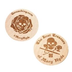 The Lost Treasure of Mary Hyde - Wooden Nickel (Holzcoin)