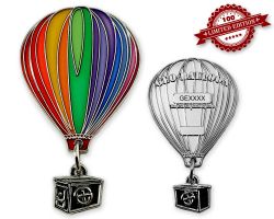 Geo-Balloon Geocoin Skyfire Edition LE100