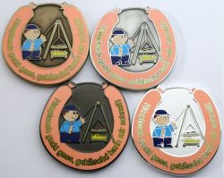 Saarland Geocoin 2008 Collector Set (4 Coins)