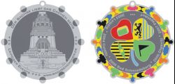 Leipzig Event Geocoin Black Nickel (by Lindolf & Portitzer)