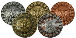 Suncompass Geocoin SET (5 Coins)