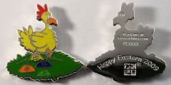 Easter 2009 Geocoin Polished Silver (LE)