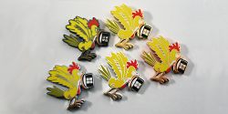 Chicken FTF Geocoin SET (5 Coins)