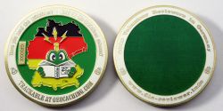 German Reviewer Geocoin 2008 Antique Gold LE