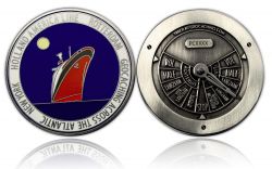 Geocaching Across The Atlantic Geocoin Antik Silber