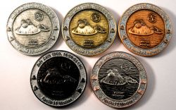 40 Years Man On The Moon -EARTH- SET (5 Coins)