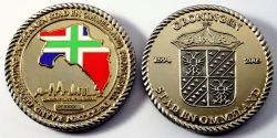 Groningen Geocoin Silber / Gold LE